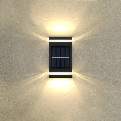 Solar buitenwandlamp voor sfeervolle tuinverlichting – SOLVIA RAY - Glamorix