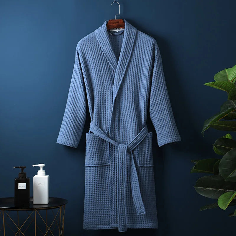 ELARA - Luxe katoenen badjas met zakken voor ultiem comfort