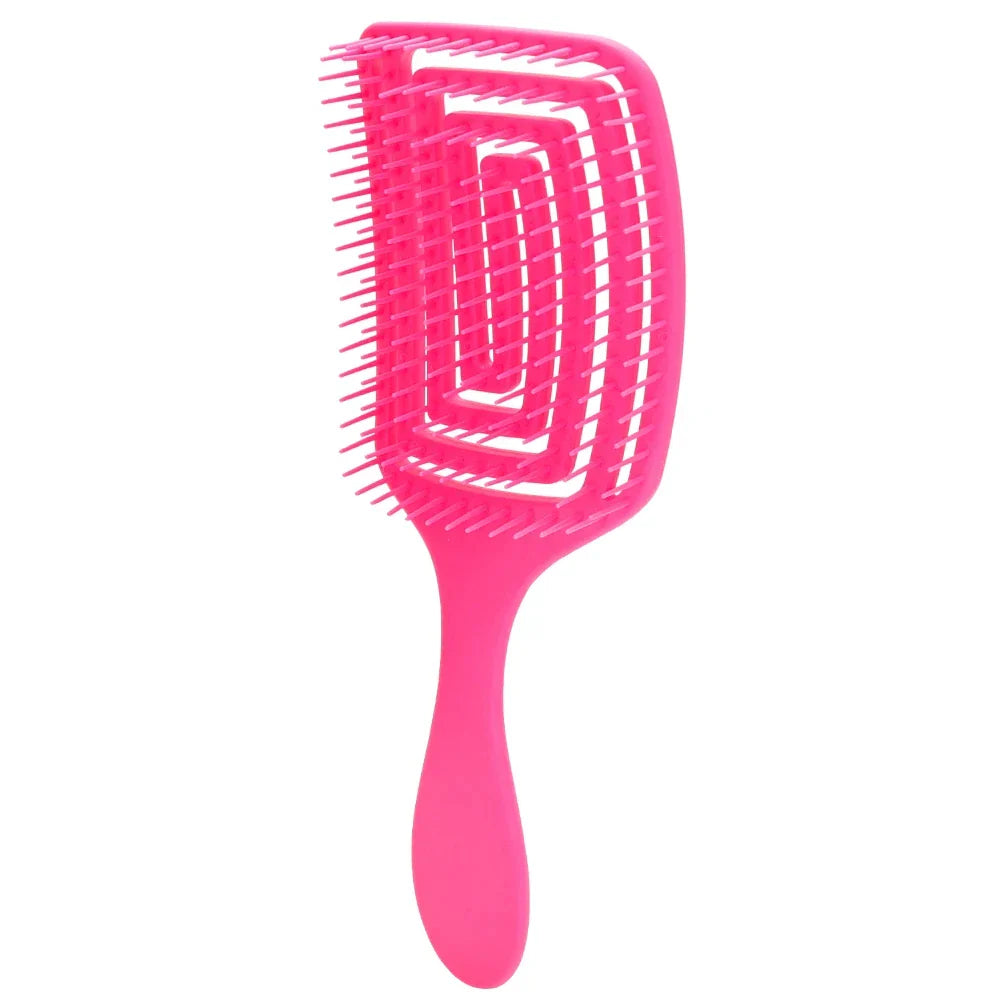 Styling- en massageborstel met nylon haren – CURLCARE SMOOTH - Glamorix