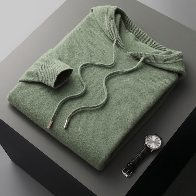 LAYLA - Casual gebreide hoodie met verstelbare trekkoorden