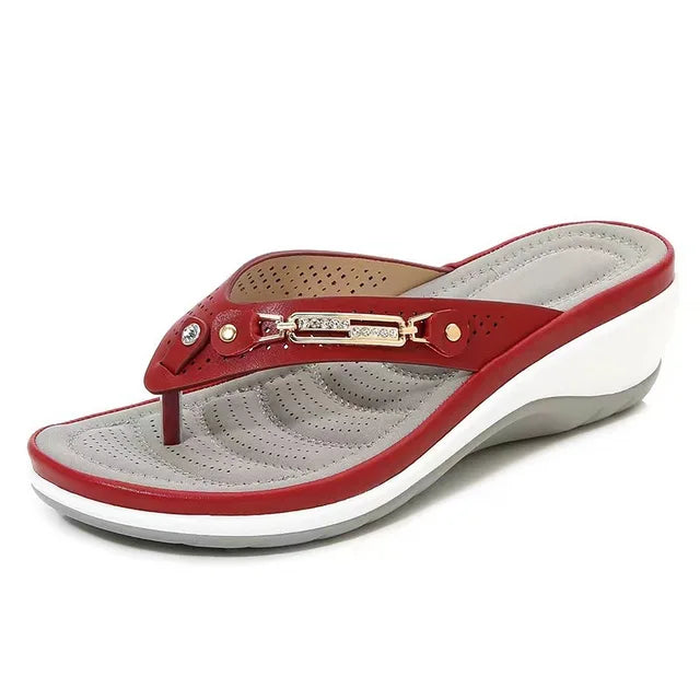 Orthopedische zomerslippers met zacht voetbed – ZENOVA - Glamorix