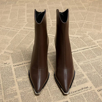 Trendy Chelsea Boots met Chroomdetail voor Dames – VÉRANZA