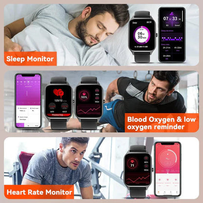 Smartwatch met non-invasieve bloedsuikermeting en gezondheidsfuncties – GLUCO SENSE - Glamorix