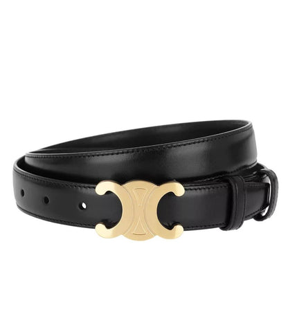 Elegante damesriem met goudkleurige gesp en designerlook – AURELIA BELT - Glamorix
