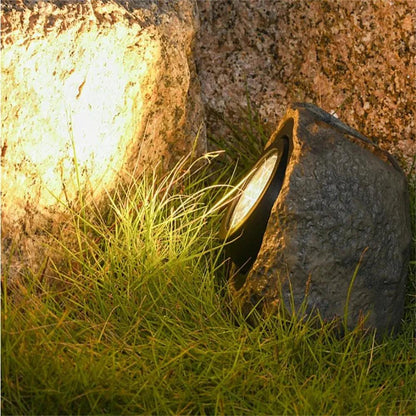 Solar tuinlamp met natuursteen-look – ECO STONE LIGHT - Glamorix