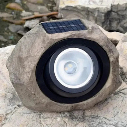 Solar tuinlamp met natuursteen-look – ECO STONE LIGHT - Glamorix