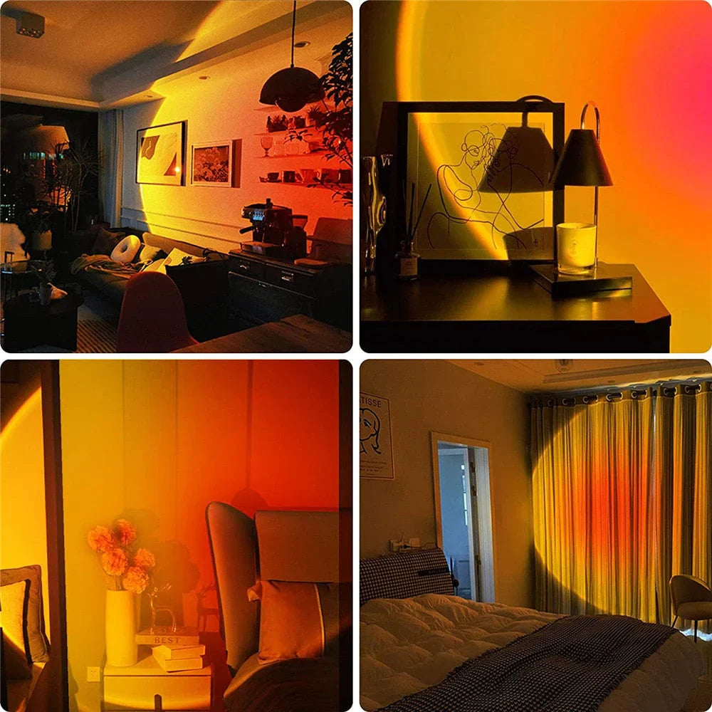 GlowSphere – Sunset Lamp met 4 Kleuren