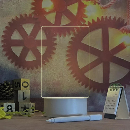 LumiNote Glowpad – Oplaadbaar magisch notitieblok met LED-verlichting en herbruikbare schrijffunctie