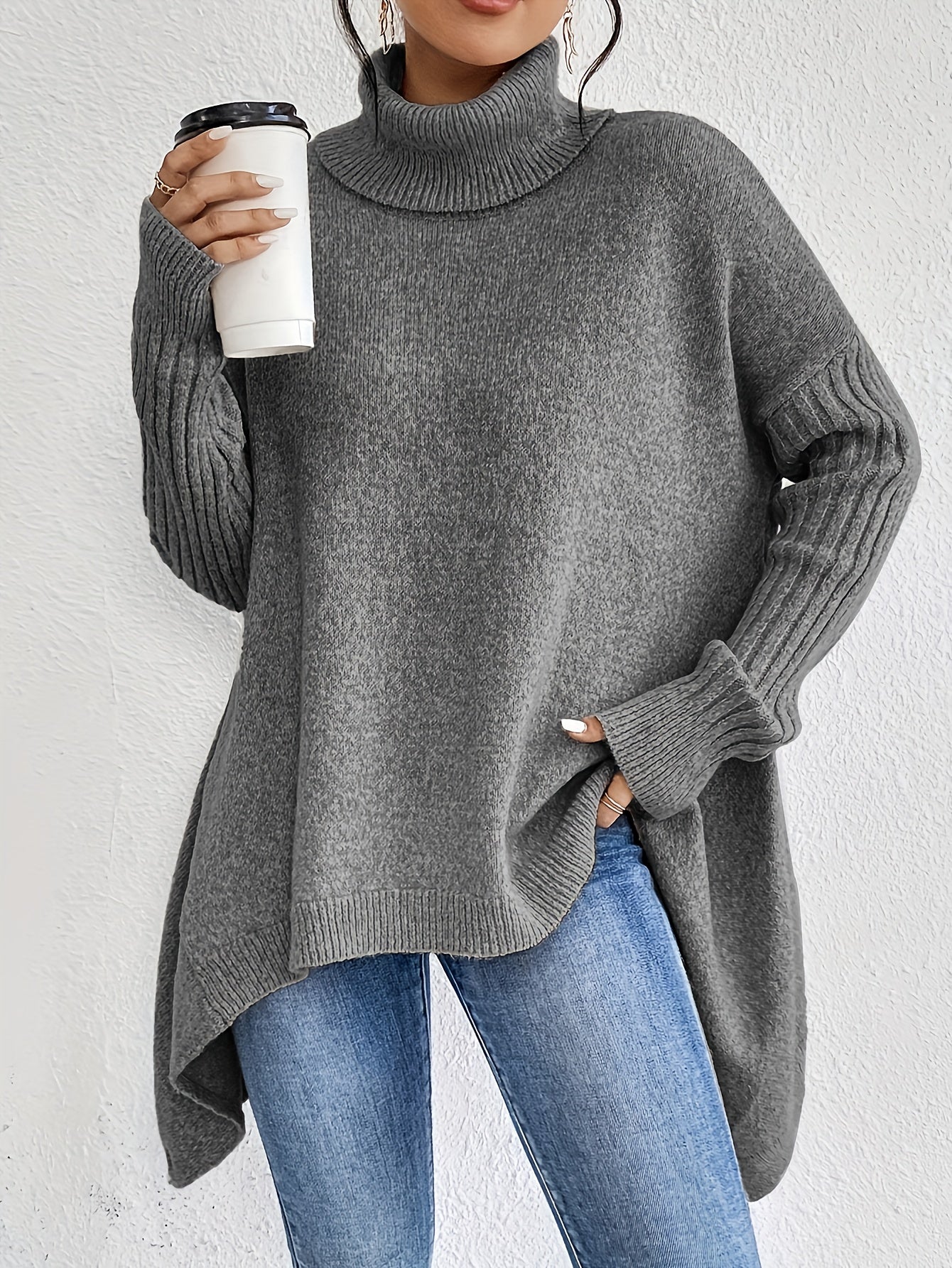 Trui – Hoge Nek Lange Mouwen & Flexibele Vorm - Glamorix
