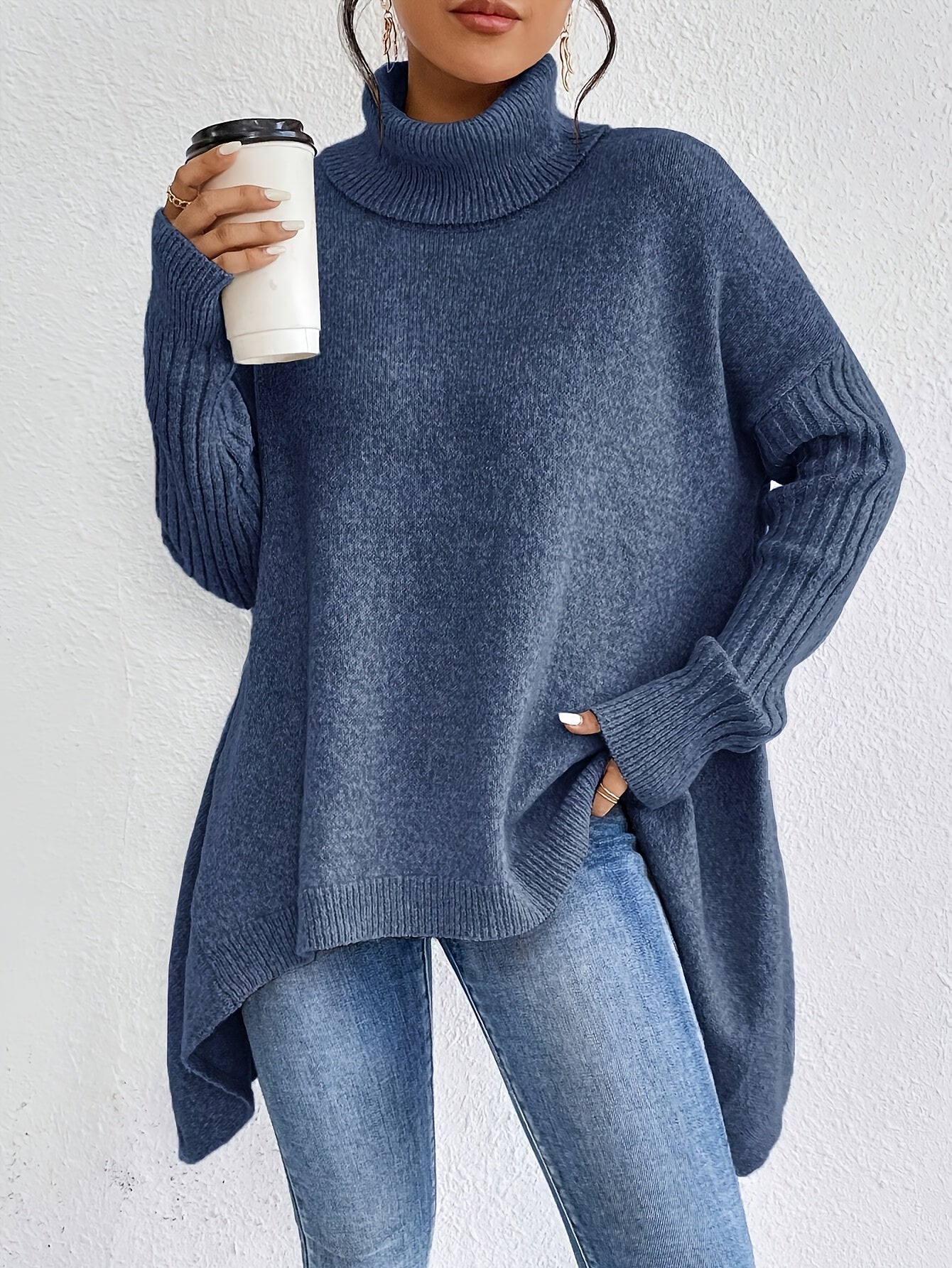 Trui – Hoge Nek Lange Mouwen & Flexibele Vorm - Glamorix