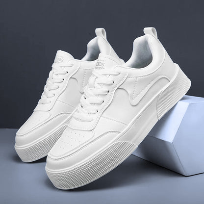 Moderne lage heren sneakers met dikke zool en minimalistisch design – VERTON EDGE - Glamorix