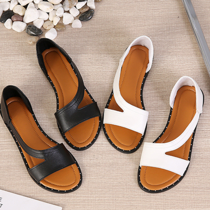 Elegante dames sandalen van premium leder – ElaraLuxe - Glamorix