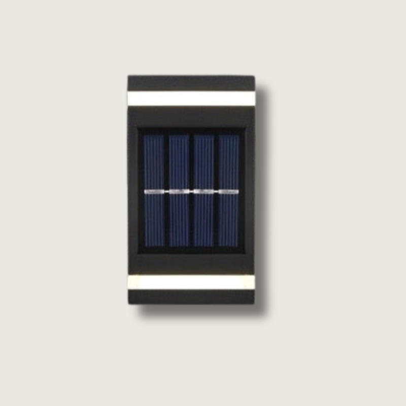 Solar buitenwandlamp voor sfeervolle tuinverlichting – SOLVIA RAY - Glamorix