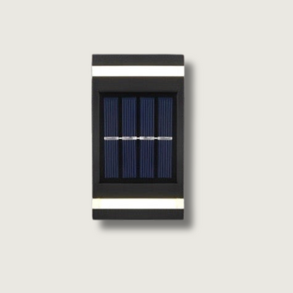 Solar buitenwandlamp voor sfeervolle tuinverlichting – SOLVIA RAY - Glamorix