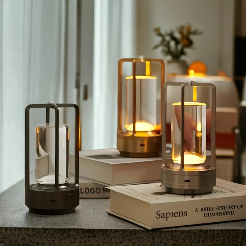 LumièreScandi – Draadloze Scandinavische LED Tafellamp