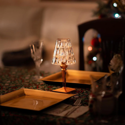 LumièreCristal – Chique Tafellamp met Kristallen Design