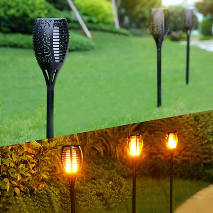 SolarFlame – Zonne-Energie LED Tuinfakkels