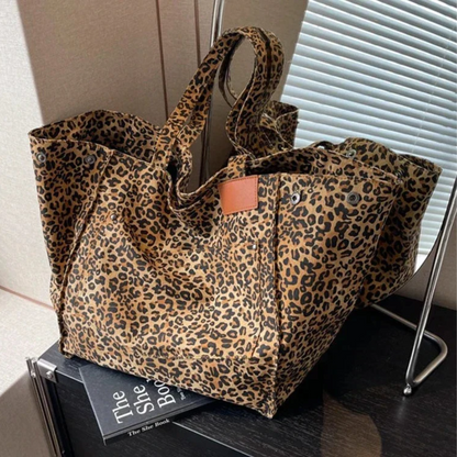 PantheraLuxe - Stijlvolle Handtas met Luipaardprint