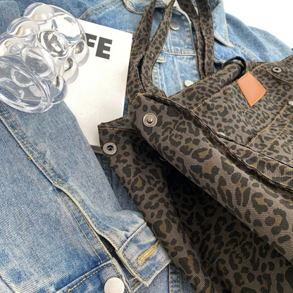 PantheraLuxe - Stijlvolle Handtas met Luipaardprint