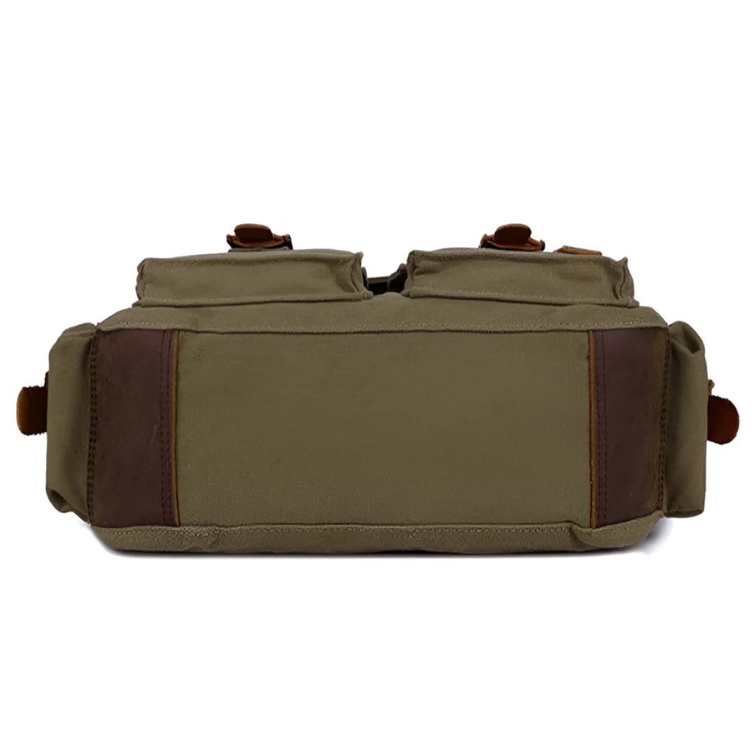 UrbanVoyager - Ruime Heren Canvas Crossbody