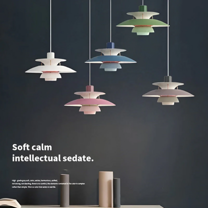 LumiColor - Kleurrijke Moderne IJzeren LED Hanglamp