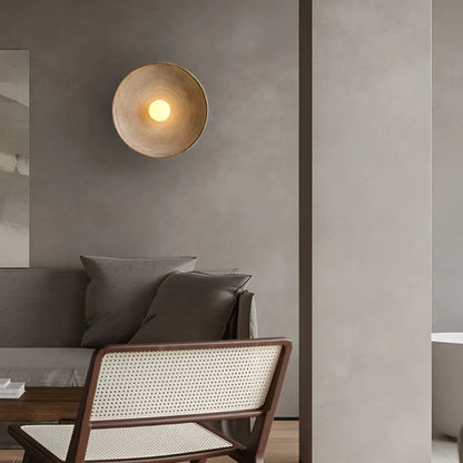 ZenAura - Minimalistische Wabi-Sabi Wandlamp