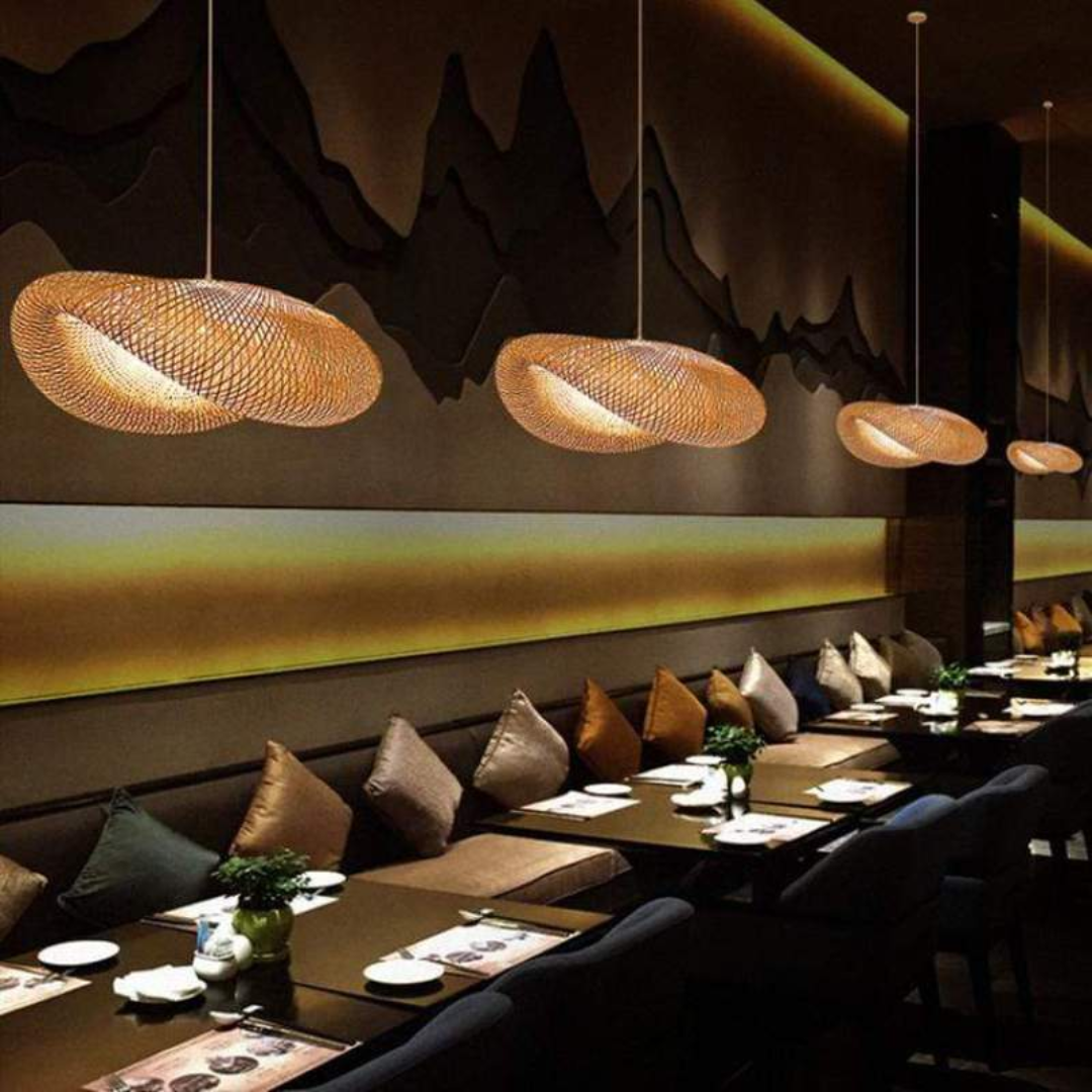 BambooGlow – Design LED Hanglamp met Bamboe Bollen