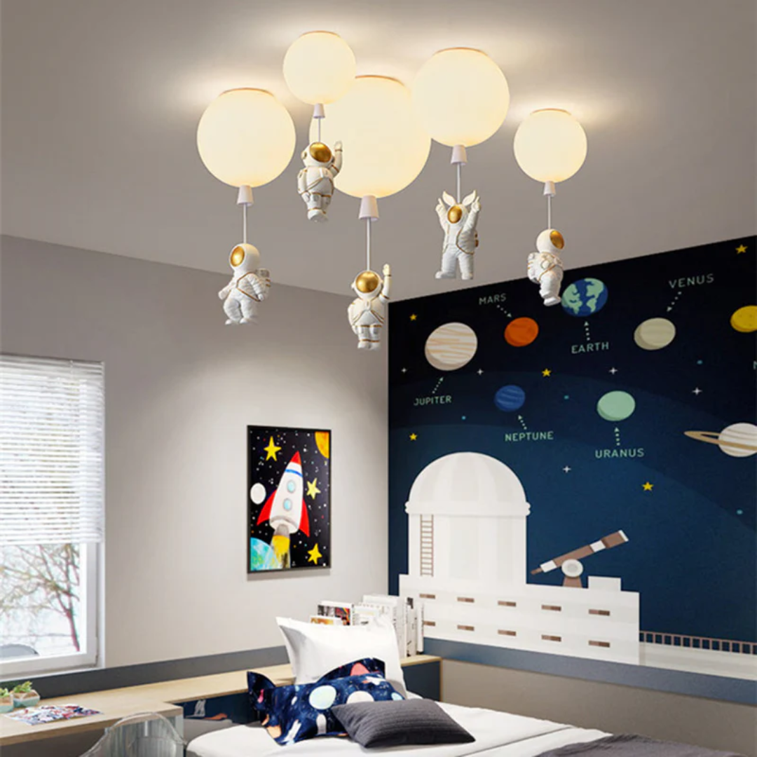 Ruimteavontuur LED Plafondlamp voor Kinderkamers – CosmoGlow