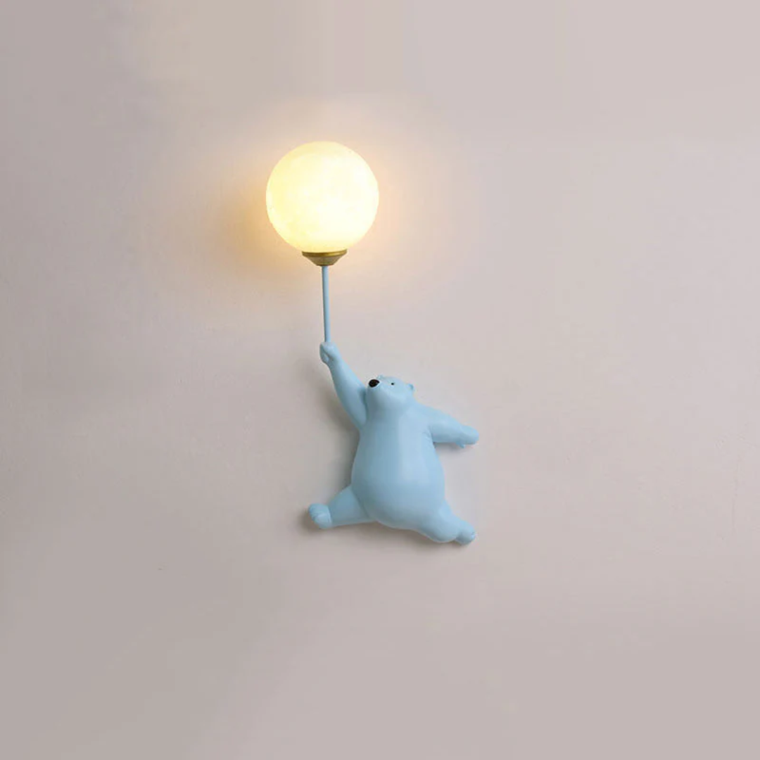 TeddyGlow – Schattige Beer LED Wandlamp voor een Warme Sfeer