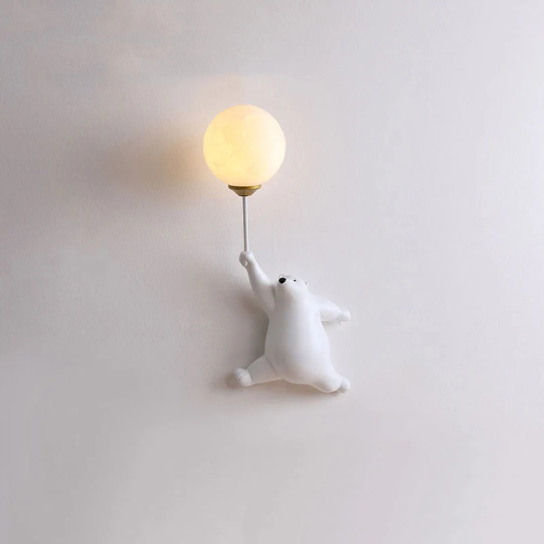 TeddyGlow – Schattige Beer LED Wandlamp voor een Warme Sfeer