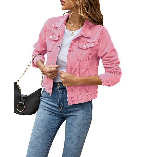 Dames denim jas, een casual denim look voor dames – NOVAWEAR - Glamorix
