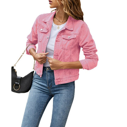 Dames denim jas, een casual denim look voor dames – NOVAWEAR - Glamorix
