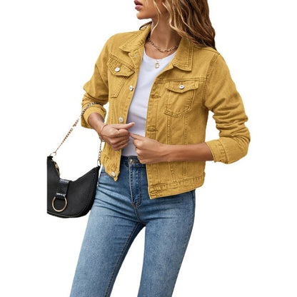 Dames denim jas, een casual denim look voor dames – NOVAWEAR - Glamorix
