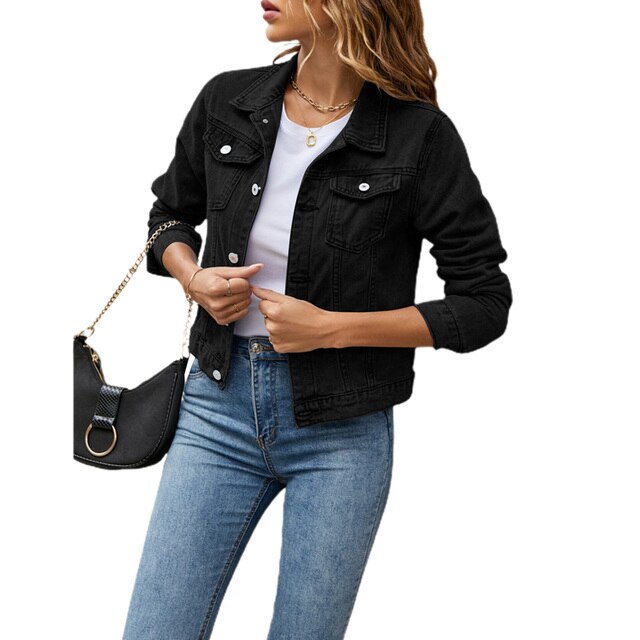 Dames denim jas, een casual denim look voor dames – NOVAWEAR - Glamorix