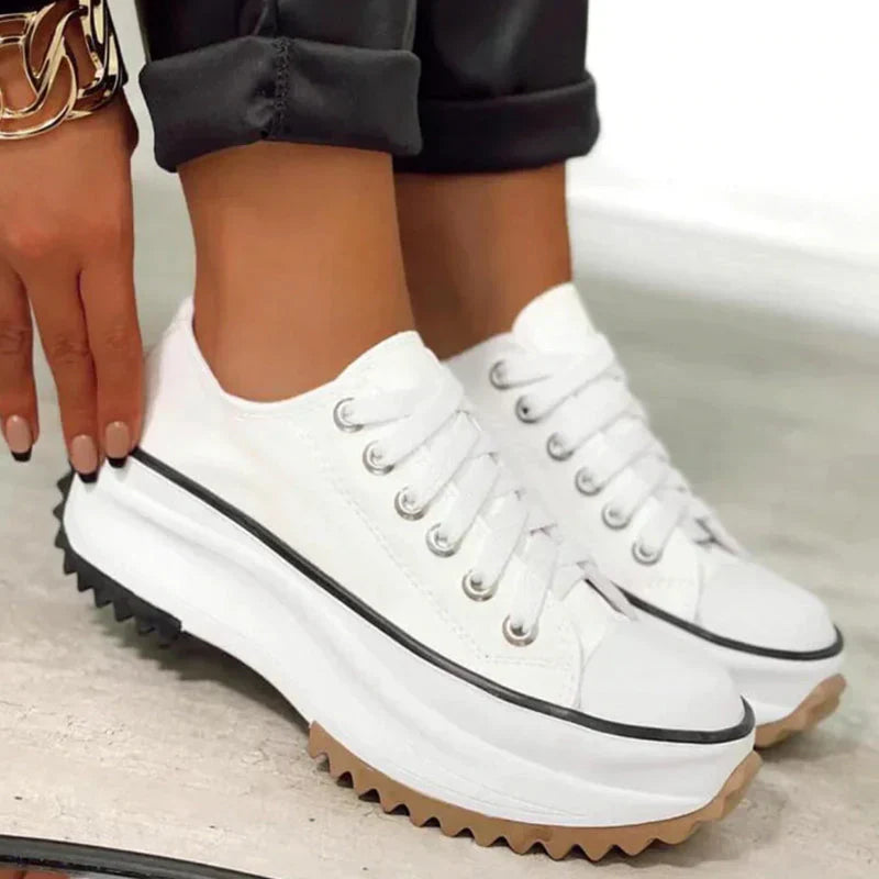 LUNA - Dames hoge plateausneakers voor een trendy uitstraling