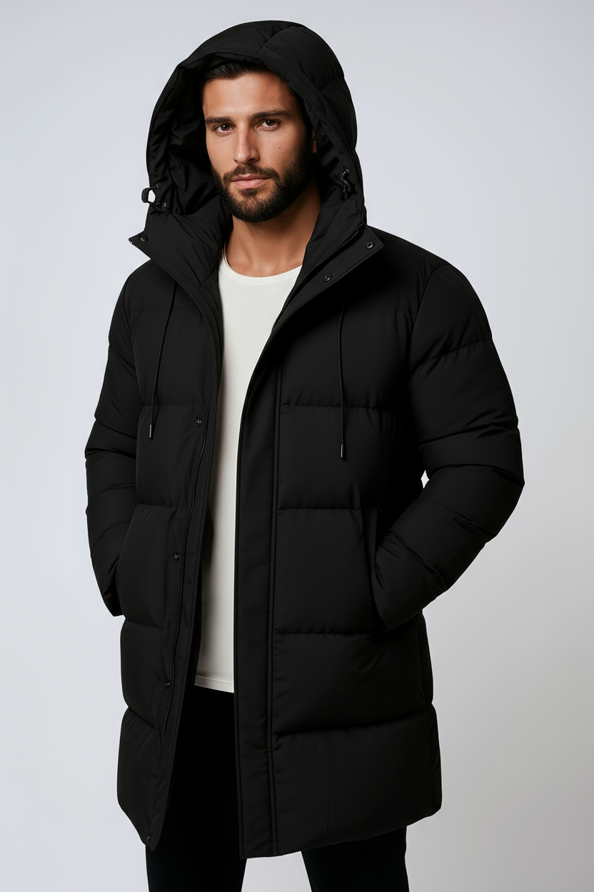 Winterjas Heren | Lang & Capuchon - Glamorix