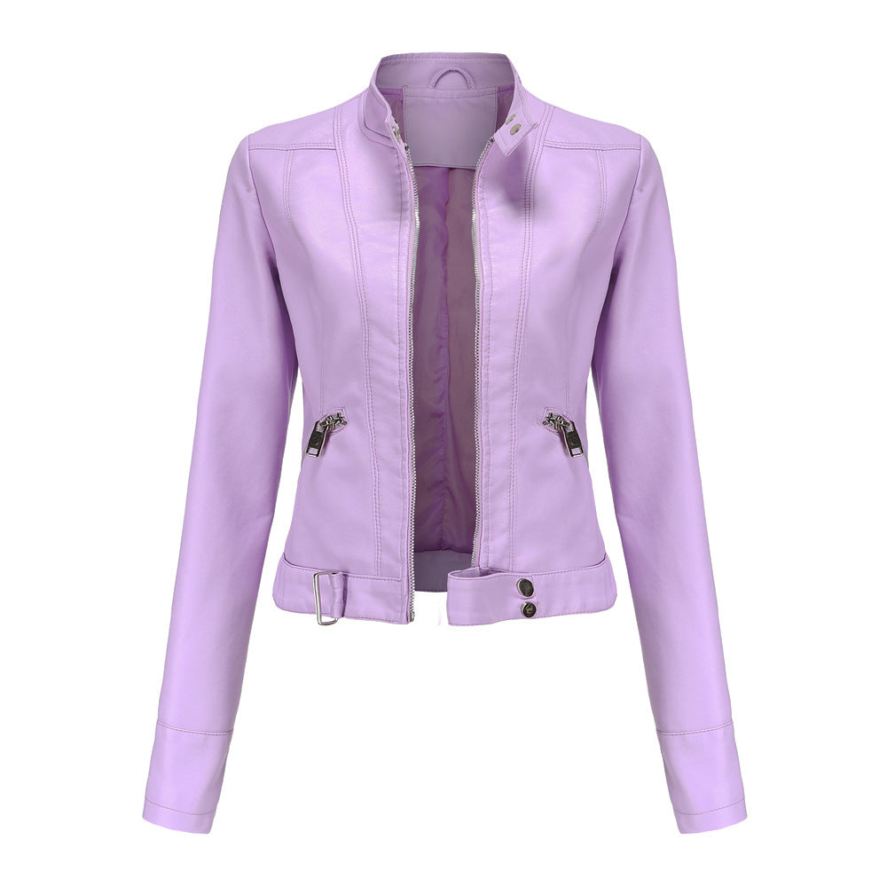 RAVEN - Faux-leren moto jas voor dames met een stoere uitstraling