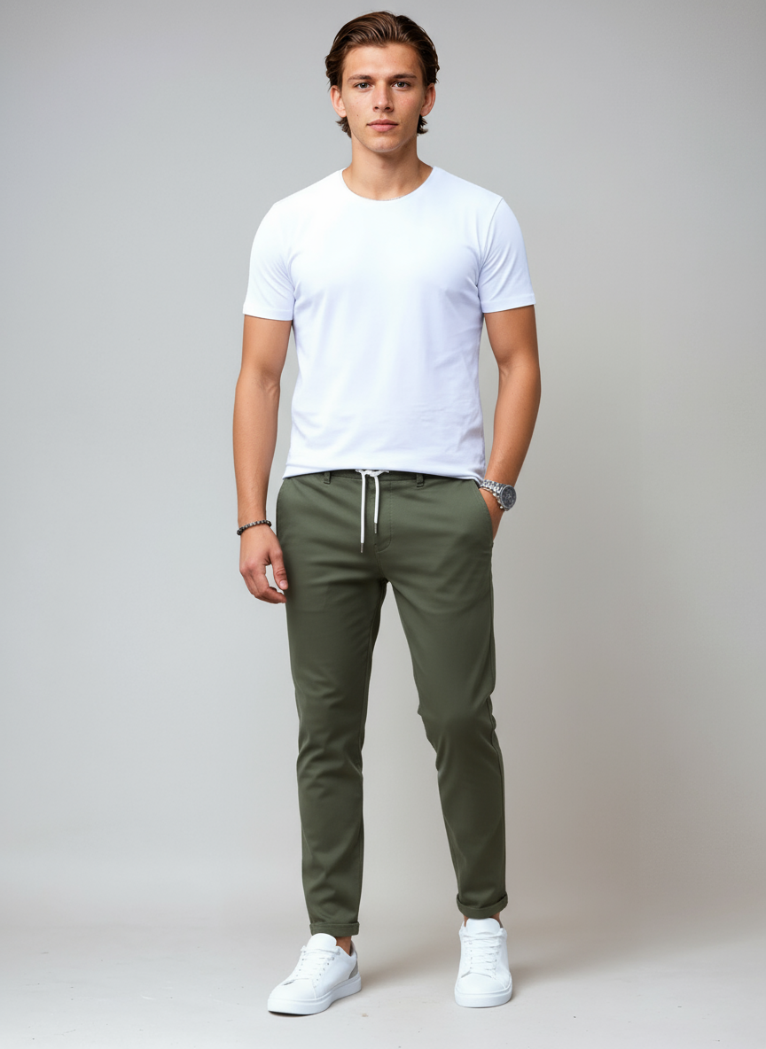 DANTE – Heren chino met slim fit en moderne uitstraling - Glamorix