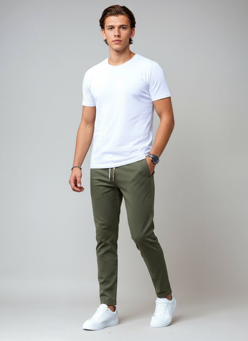 DANTE – Heren chino met slim fit en moderne uitstraling - Glamorix