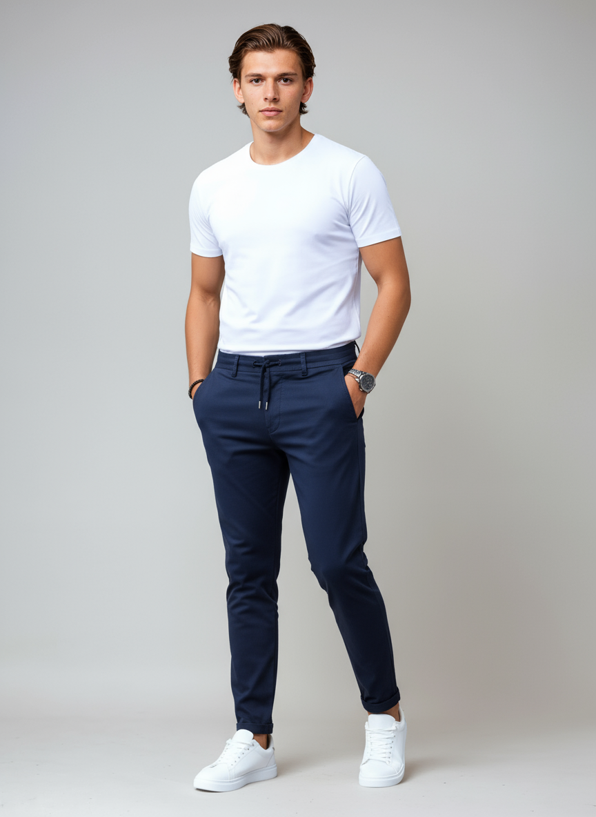 DANTE – Heren chino met slim fit en moderne uitstraling - Glamorix