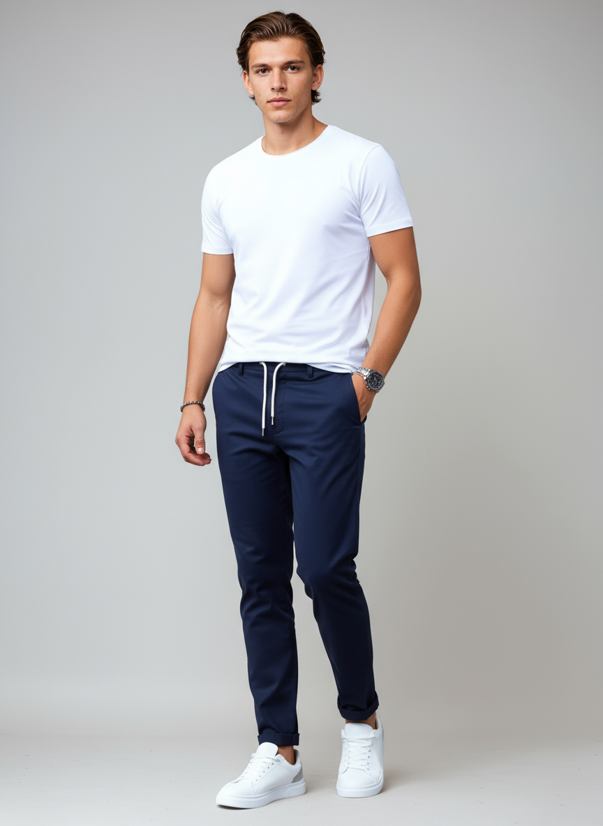 DANTE – Heren chino met slim fit en moderne uitstraling - Glamorix