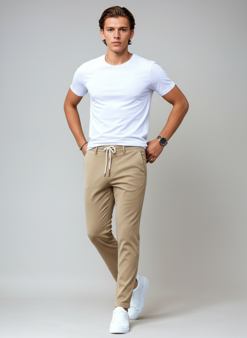 DANTE – Heren chino met slim fit en moderne uitstraling - Glamorix
