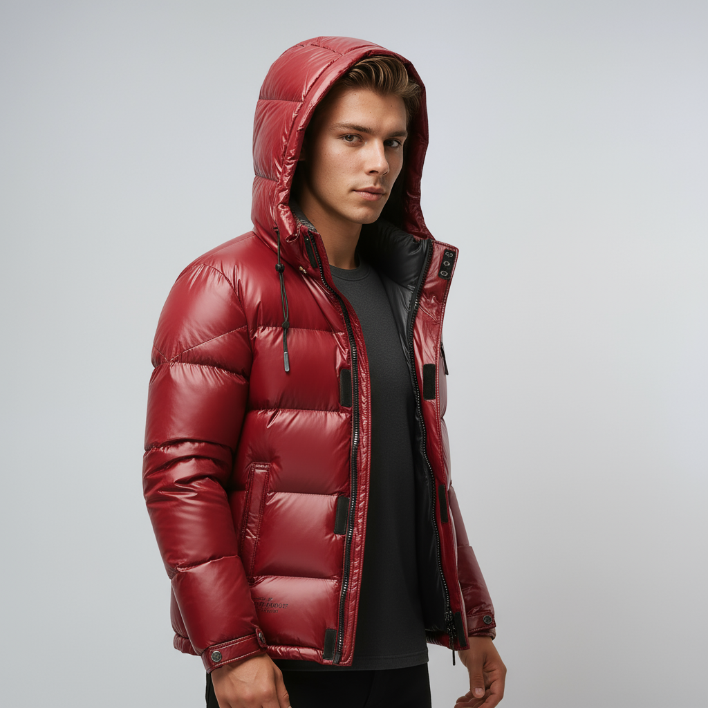 ORLANDO – Heren winterjas met warme voering en capuchon - Glamorix