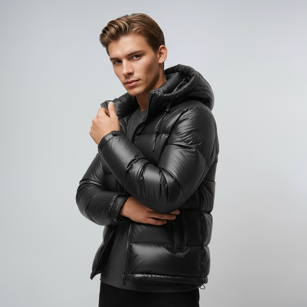 ORLANDO – Heren winterjas met warme voering en capuchon - Glamorix