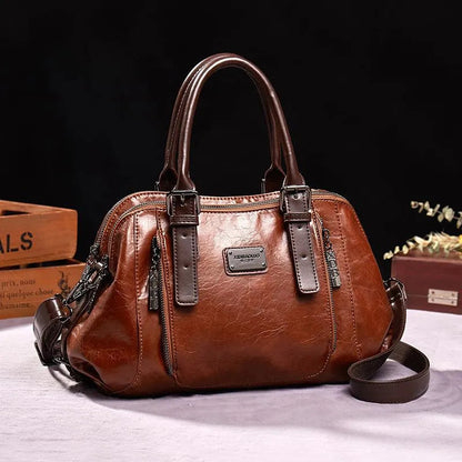 Stijlvolle compacte schoudertas voor dames – Luvina CityBelle - Glamorix
