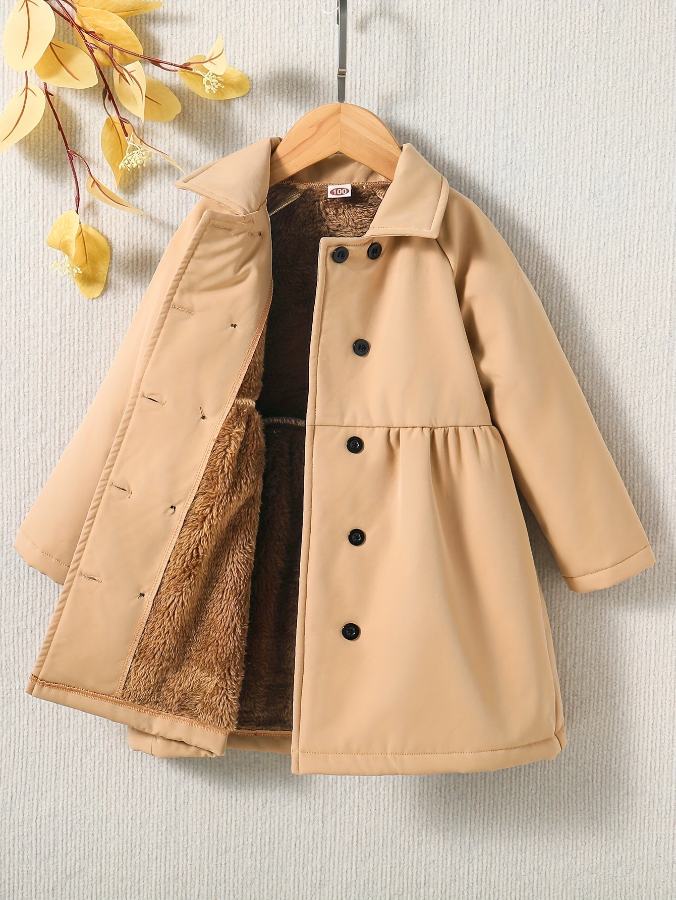 LIV - Winterjas voor kleutermeisjes met fleece voering