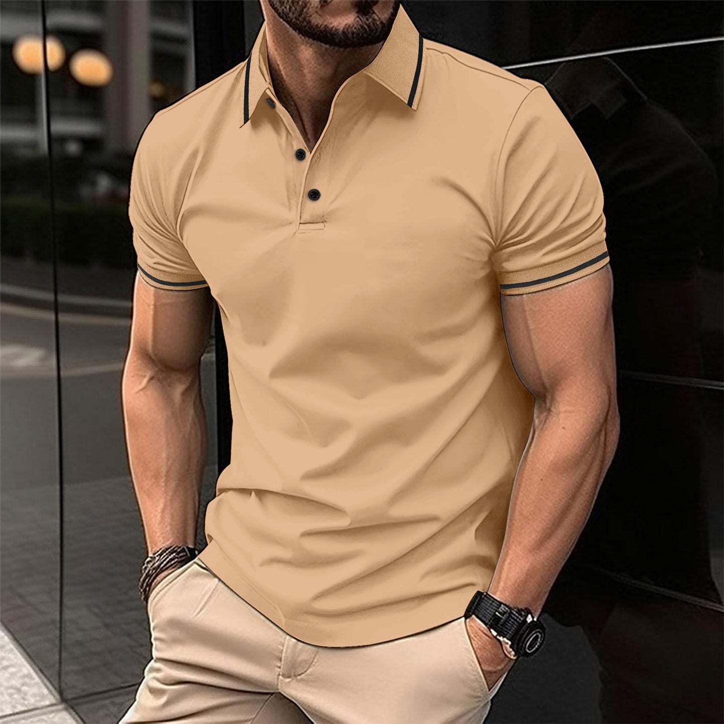 LOGAN - Klassiek poloshirt voor heren