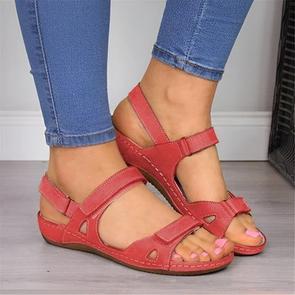 Comfortabele dames sandalen met verstelbare bandjes – GILENA - Glamorix