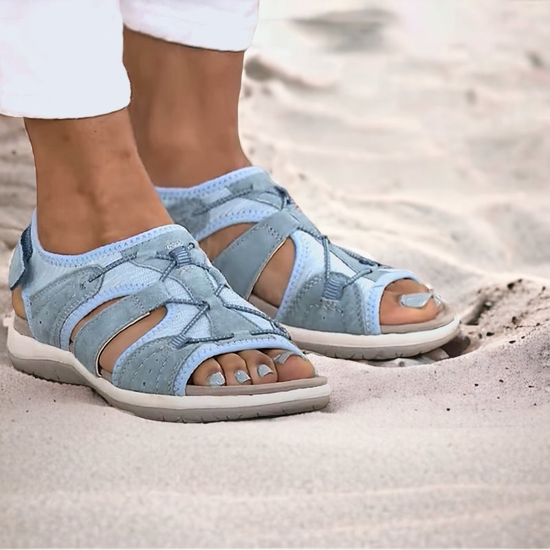 Super zachte dames sandalen met ergonomisch voetbed – Nuvana CloudStep - Glamorix