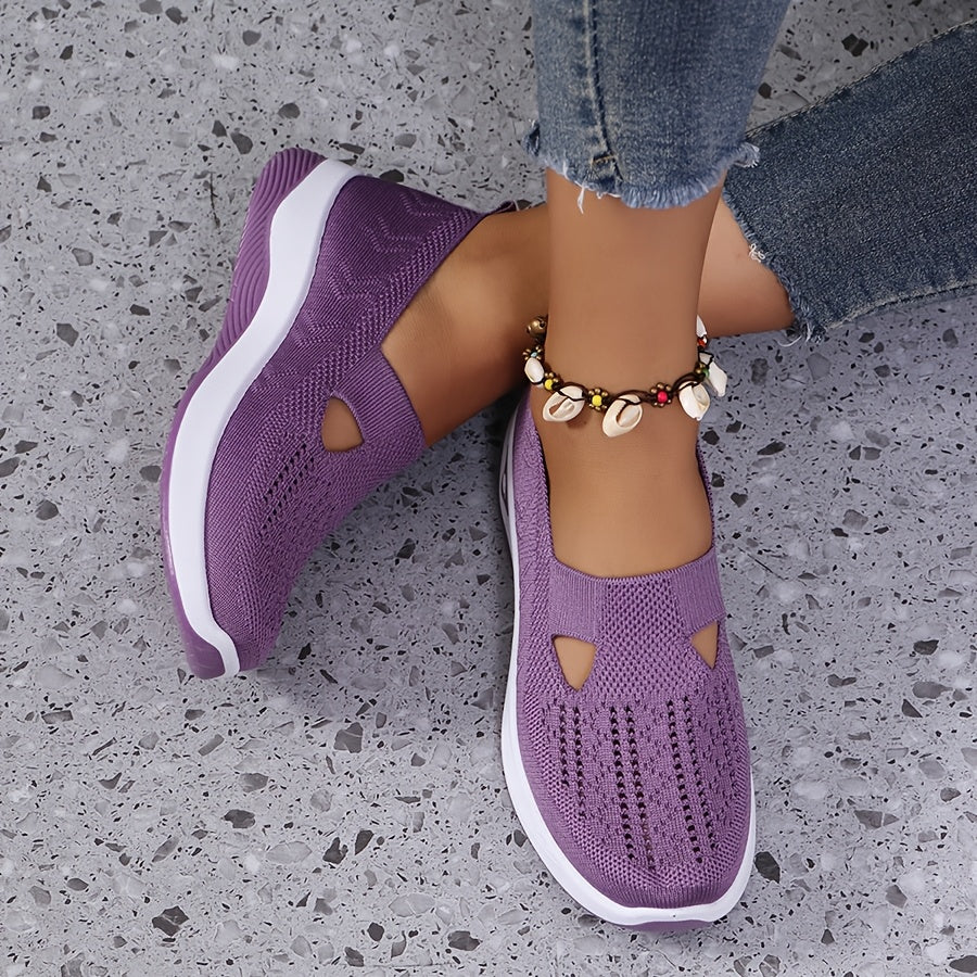 Ademende Lichtgewicht Sneakers met Orthopedische Ondersteuning voor Dames – AIRCOMFORT STEP - Glamorix
